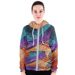 Graphics Imagination The Background Women s Zipper Hoodie by BangZart