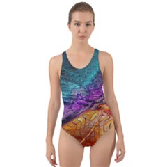 Graphics Imagination The Background Cut-out Back One Piece Swimsuit