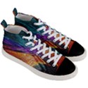 Graphics Imagination The Background Men s Mid-Top Canvas Sneakers View3