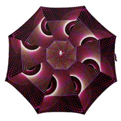 Grid Bent Vibration Ease Bend Straight Umbrellas by BangZart