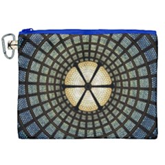 Stained Glass Colorful Glass Canvas Cosmetic Bag (xxl)