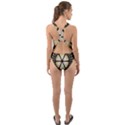 Stained Glass Colorful Glass Cut-Out Back One Piece Swimsuit View2