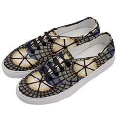 Stained Glass Colorful Glass Women s Classic Low Top Sneakers