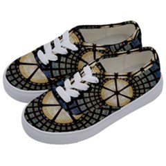 Stained Glass Colorful Glass Kids  Classic Low Top Sneakers