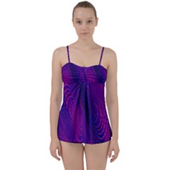 Abstract Fantastic Fractal Gradient Babydoll Tankini Set by BangZart