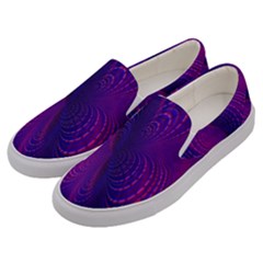 Abstract Fantastic Fractal Gradient Men s Canvas Slip Ons