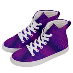 Abstract Fantastic Fractal Gradient Men s Hi-top Skate Sneakers