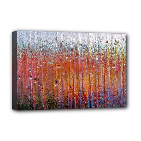 Glass Colorful Abstract Background Deluxe Canvas 18  X 12   by BangZart