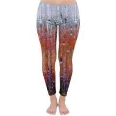 Glass Colorful Abstract Background Classic Winter Leggings by BangZart