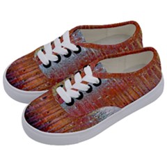 Glass Colorful Abstract Background Kids  Classic Low Top Sneakers