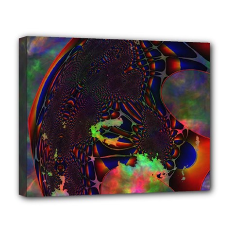 The Fourth Dimension Fractal Deluxe Canvas 20  X 16   by BangZart