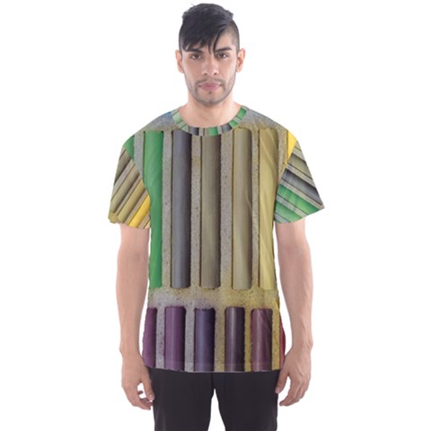 Pastels Cretaceous About Color Men s Sports Mesh Tee by BangZart