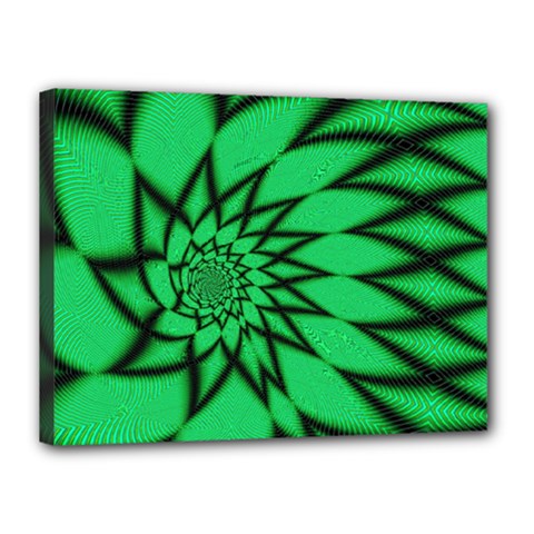 The Fourth Dimension Fractal Canvas 16  X 12  by BangZart