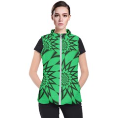 The Fourth Dimension Fractal Women s Puffer Vest