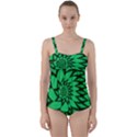 The Fourth Dimension Fractal Twist Front Tankini Set View1