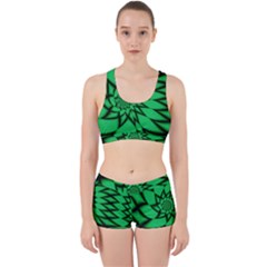 The Fourth Dimension Fractal Work It Out Sports Bra Set