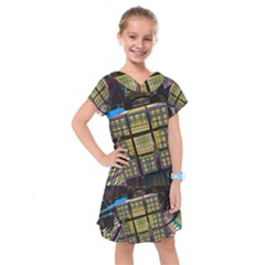 Rectangular Kids  Drop Waist Dress by berwies