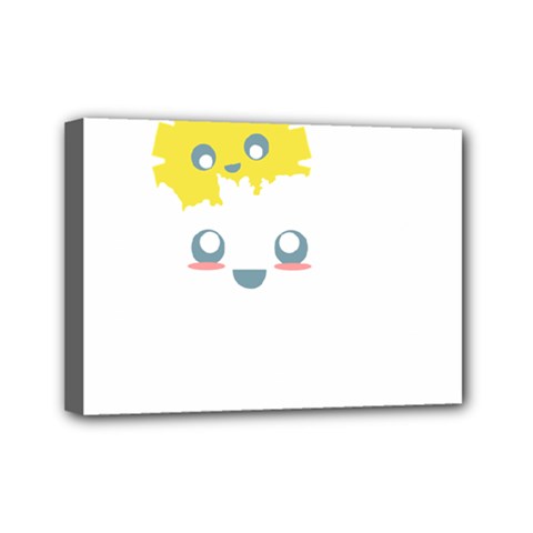 Cloud Cloudlet Sun Sky Milota Mini Canvas 7  X 5  by BangZart