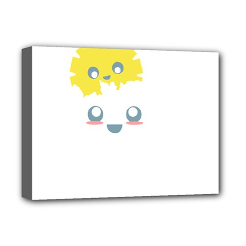 Cloud Cloudlet Sun Sky Milota Deluxe Canvas 16  X 12   by BangZart