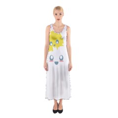 Cloud Cloudlet Sun Sky Milota Sleeveless Maxi Dress by BangZart