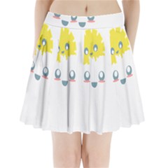 Cloud Cloudlet Sun Sky Milota Pleated Mini Skirt by BangZart