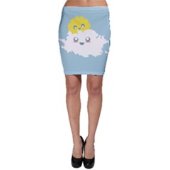 Cloud Cloudlet Sun Sky Milota Bodycon Skirt by BangZart