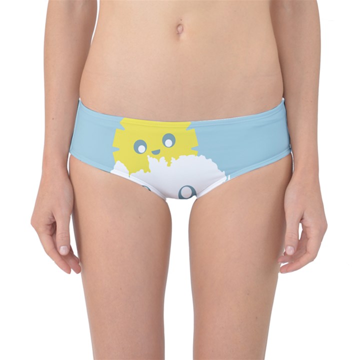 Cloud Cloudlet Sun Sky Milota Classic Bikini Bottoms