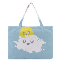 Cloud Cloudlet Sun Sky Milota Medium Tote Bag by BangZart