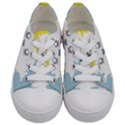 Cloud Cloudlet Sun Sky Milota Kids  Low Top Canvas Sneakers View1