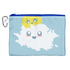 Cloud Cloudlet Sun Sky Milota Canvas Cosmetic Bag (xl)