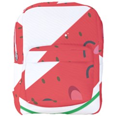 Watermelon Red Network Fruit Juicy Full Print Backpack