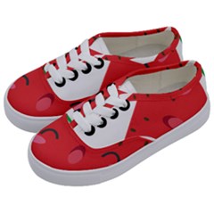 Watermelon Red Network Fruit Juicy Kids  Classic Low Top Sneakers