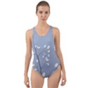 Branch Leaves Branches Plant Cut-Out Back One Piece Swimsuit View1