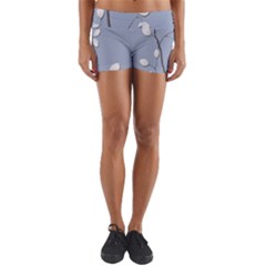 Branch Leaves Branches Plant Yoga Shorts