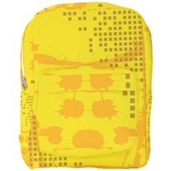 Texture Yellow Abstract Background Full Print Backpack