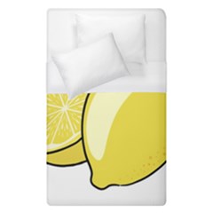 Lemon Fruit Green Yellow Citrus Duvet Cover (single Size) by BangZart