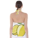 Lemon Fruit Green Yellow Citrus Babydoll Tankini Top View2