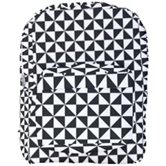 Triangle Pattern Simple Triangular Full Print Backpack