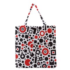 Square Objects Future Modern Grocery Tote Bag by BangZart