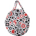 Square Objects Future Modern Giant Round Zipper Tote View2