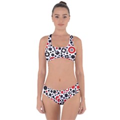 Square Objects Future Modern Criss Cross Bikini Set by BangZart