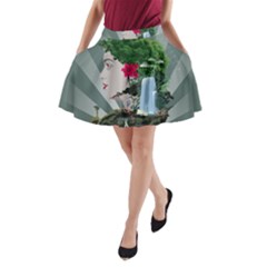 Digital Nature Beauty A-line Pocket Skirt by BangZart