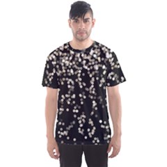 Christmas Bokeh Lights Background Men s Sports Mesh Tee