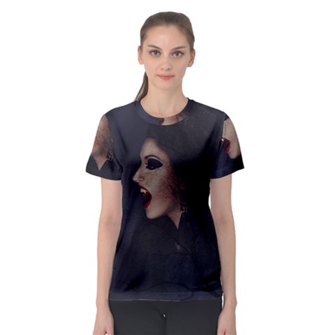 Vampire Woman Vampire Lady Women s Sport Mesh Tee by BangZart