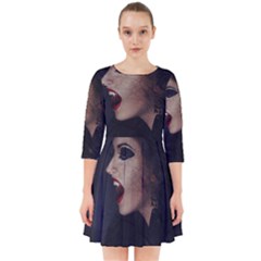 Vampire Woman Vampire Lady Smock Dress by BangZart