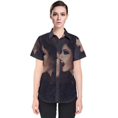 Vampire Woman Vampire Lady Women s Short Sleeve Shirt