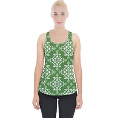 St Patrick S Day Damask Vintage Piece Up Tank Top