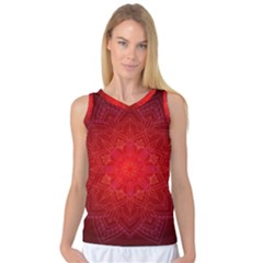 Mandala Ornament Floral Pattern Women s Basketball Tank Top by BangZart