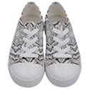 Mandala Pattern Floral Kids  Low Top Canvas Sneakers View1