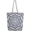 Mandala Pattern Floral Full Print Rope Handle Tote (Small) View2